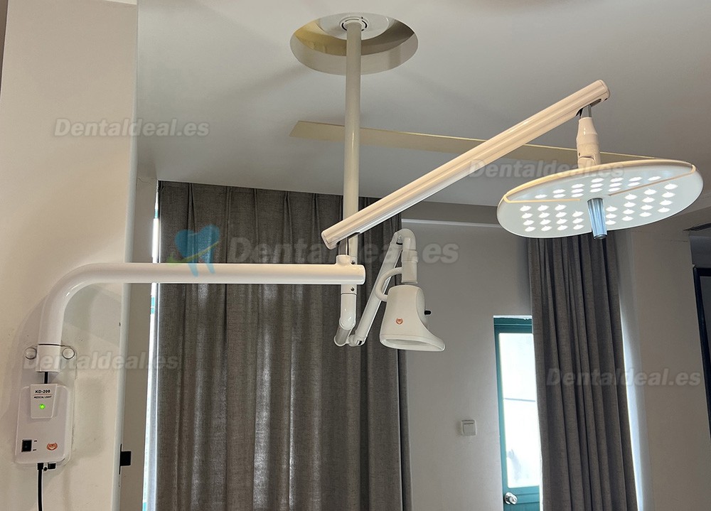 KWS KD-2036B-4 L&aacute;mpara Dental LED de Pared 80W sin Sombras Quir&uacute;rgica